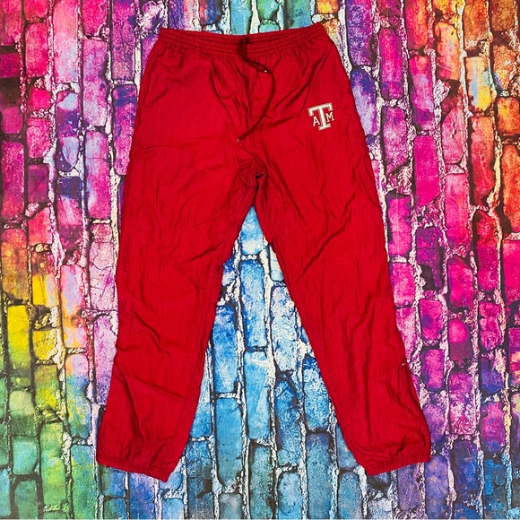 Vintage Texas A&M windbreaker pants size XL - Picture 1 of 4